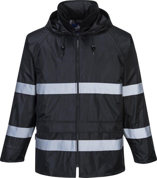 Portwest Klassiek Iona Regenjack F440 - Zwart - XL
