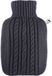Hugo Frosch Luxe warmwater kruik - gebreide hoes - donkergrijs - 1800 ml