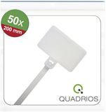 Quadrios 25CA581 Kabelmarkering Markeringsvlak: 25 x 15 mm Wit 50 stuk(s)