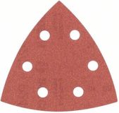 Bosch set de 5 feuilles abrasives pour ponceuses delta 93 mm perforé - grain 240