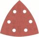 Bosch set de 5 feuilles abrasives pour ponceuses delta 93 mm perforé - grain 240