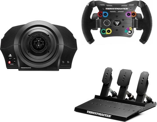Thrustmaster T300 Servo Base + Raceline Pedals III + Open Wheel Add On Raceset - PC, PS4, PS5