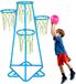 VEVOR Basketbalring voor Kinderen, 4 Manden, Draagbare Basketbalstandaard, In Hoogte Verstelbaar