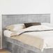 Tête de lit panneau de lit gris béton 150 cm bois d'ingénierie 354939
