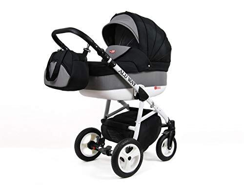 SaintBaby Kinderwagen 3in1 2in1 Set Isofix Buggy Autostoel Light Weight bySaintBaby Carbon 3in1 met autostoeltje