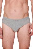 Set Freeman 13070 Underwear Heren Slip - Katoenen Heren Onderbroek - Tunnen Elastiek - Zachte Tailleband - Grijs / M