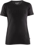Blåkläder Dames T-shirt 3D 3431-1042 - Zwart - XL