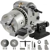 Mophorn Verdelingskop 4 inch / 100 mm verdeelkop scheidingskop voor freesmachine draaiplank BS-0
