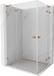Mexen Lunar L Duo porte pivotante cabine de douche gauche 105 x 70 cm, transparent, cuivre brossé