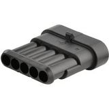 TE Connectivity 282107-1 Boîtier mâle (câble) AMP-Superseal 1.5mm Series Nombre total de broches 5 Pas: 6 mm 1 pièce(s)