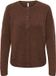 ONLY - ONLOLIVIA LS O-NECK CARDIGAN CC KNT - Filles - Cardigans - Chocolate Martini - XL