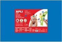 APLI Kids 12763 - Blauw EVA-schuim 600 x 400 mm 5 vellen
