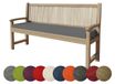 Merkloos Tuinbankkussen met Rits, Grijs, 120 x 40 x 5 cm