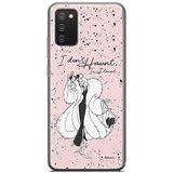 ERT GROUP mobiel telefoonhoesje voor Samsung A02S origineel en officieel erkend Disney patroon Cruella and Puppy 001