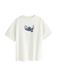 Next Shirt 'Lilo & Stitch' ecru / lichtblauw / pink / zwart