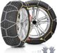 Chaînes à neige, acier au manganèse, pneus de traction, argent - set de 2