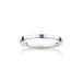THOMAS SABO Damesring met blauwe stenen zilver 925 sterling zilver TR2396-699-32