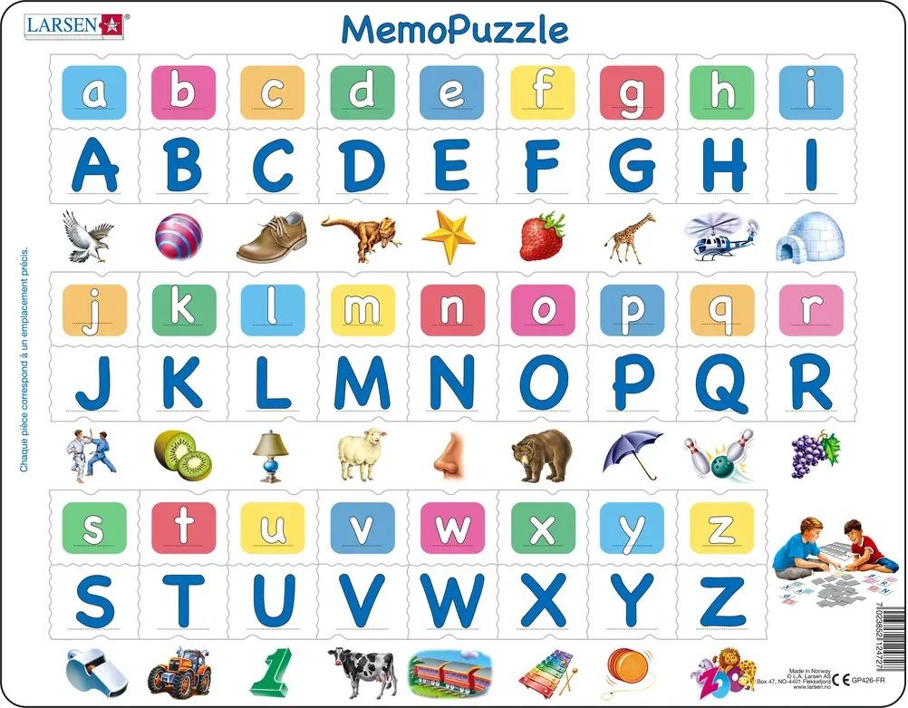 Larsen LA-GP426-FR Puzzel - Meerkleurig - 3+ jaar