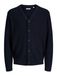 JACK & JONES Gebreid vest 'JJSAGE' nachtblauw