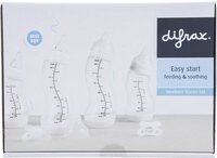 Difrax Newborn Baby Gift Set - White - 6 Bottles - 0-36 Months
