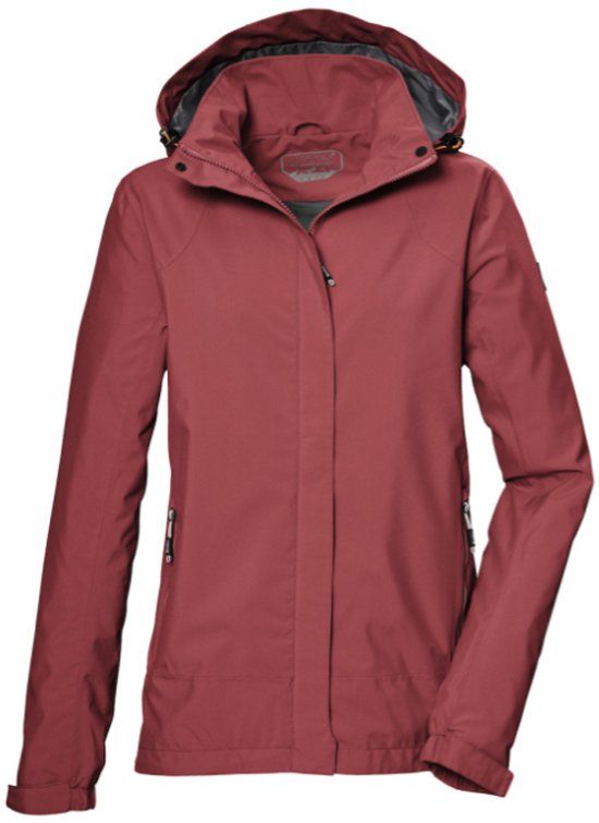 Killtec KOS 51 Dames Outdoor Jas - Light Sienna Red - Maat 38