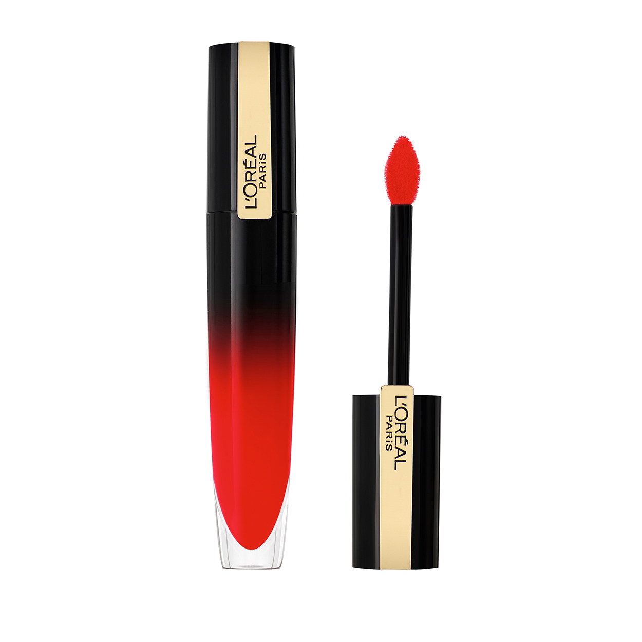 L'Oréal Make-Up Designer Brilliant Signature 311 Be Brilliant – Ultra glanzende rode lippenstift – 7 ml