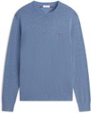 Tommy Hilfiger Heren Gebreide Trui Katoen Ronde Hals Lange Mouw Casual