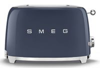Smeg TSF01NBEU Broodrooster 2 sneetjes 950 W Blauw, Chroom