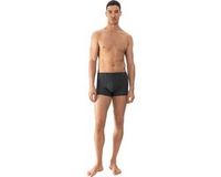 Mey Herren Shorty Serie Round Grid Boxershorts Zwart XXl
