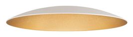 SLV LALU ELYPSE 22 Abat-jour Salon Or, Blanc Acier
