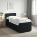 Maison Exclusive - Lit boxspring avec matelas Noir 90 x 190 cm Tissu