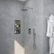 FortiFura Calvi Regendoucheset Thermostaatkraan Chroom