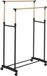 Home Deco Factory Mobiel kledingrek - Zwart - 160cm