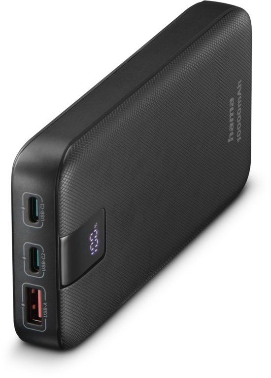 Hama PD10 10000mAh Power Bank - Anthracite