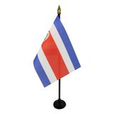 AZ FLAG Tafelvlag Costa Rica 15x10 cm Polyester 100D Plastic Voet