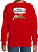 Bellatio Decorations Luiaard Kersttrui sweater - Wake me up when christmas is over - rood - voor kinderen - Kerstkleding - Dieren 134/146