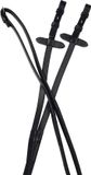 Weatherbeeta Collegiate Flexi Grip IV Teugels voor paarden, Zwart, Leer