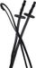 Weatherbeeta Collegiate Flexi Grip IV Teugels voor paarden, Zwart, Leer