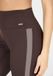 Athlecia Tights Aspasia Vrouwen donkerbruin Gestreept Polyester Fitness & Training