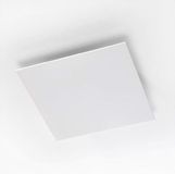 Boss & Wessing Afvoerventiel Design BWS Ventilatie Vierkant 12.5cm Groot Wit