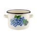 PLESZEW TOPF 4,5 l, émail, faitout émaillé, compatible induction, casserole, marmite, couleur myrtille