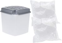 Ultra fresh Ultra Clean Vochtopnemer - 1 Liter - met 2x vulling 350 gram - vochtvanger - Voorkomt geurtjes en schimmels