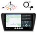 DAB+ autoradio 10 pouces Android met CarPlay en Android Auto, geschikt voor ŠKODA Octavia III 5E (2013–2018), inclusief GPS-navigatie, WiFi, Bluetooth, FM, RDS, stuurwielbediening (SWC) en DSP. Uitgerust met een 4-kern processor