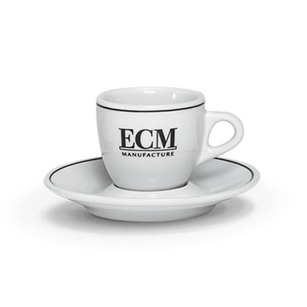 ECM Classic Espresso Kop en Schotel Porselein - 8756571100497