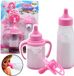 Lean toys Poupées de bébé Bouteilles Lait disparaissant Set de sucette