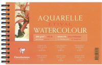 Clairefontaine Aquarelblok voor kunstenaars, 120 x 180 mm, 300 g, Aquarelpapier