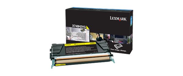Lexmark X748H2YG - Gele tonercartridge - 1 stuk - Compatibel met Lexmark X748de/X748dte