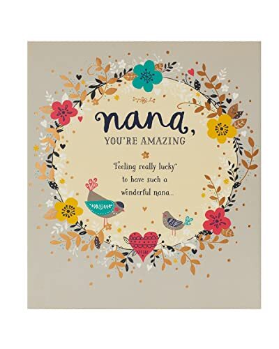UK Greetings Nana verjaardagskaart - verjaardagskaart voor haar - Nan/Nanna verjaardagskaart