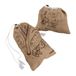 Fackelmann 9907650 Set van 2 herbruikbare groentezakken van jute