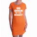 Bellatio Decorations Oranje Queen of the Night jurkje voor dames - Koningsdag kleding S